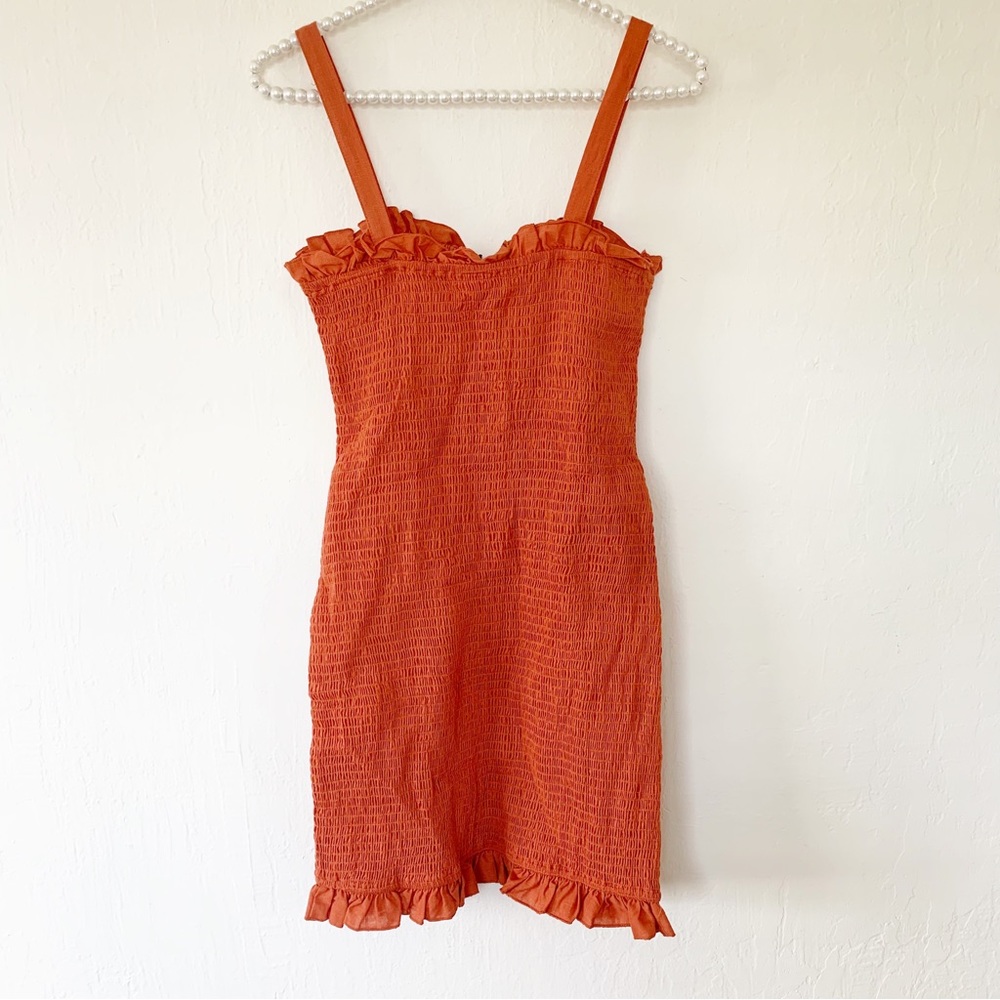 Charlie Holiday Cha Cha Dress In Rust - Picture 7 of 12
